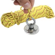 Pesca Magnética 42mm Aprox. 65kg Fixador Corda Ímã Neodímio