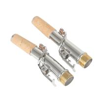 Pescoço De Saxofone Soprano De 16,7mm, 2 Peças, Acessórios De Substituição Para Instrumentos De