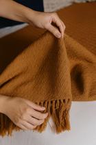 Peseira De Cama Favo De Mel Com Franjas Decoração Luxuosa