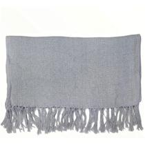 Peseira Decorativa Blanzy Algodão Cinza Claro Peseira Decorativa Blanzy Algodão Cinza Claro