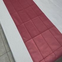 Peseira Drapeada Para Cama QUEEN 2.60M x 0,45 CM