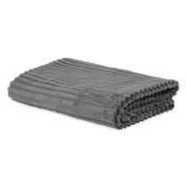 Peseira Flannel Corduroy Casal 1,94 x 0,80 Titânio Niazitex