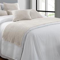 Peseira Flannel King 55 x 230 - Adomes