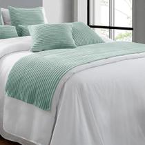 Peseira Flannel Queen - Adomes Verde