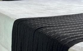 Peseira Luxo Para Cama Queen 230cm x 60cm, Poltrona e Sofá em Tricot Modelo Premium
