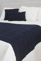 Peseira manta Tricô Trabalhada Sofá cama HomeBliss