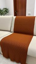 Peseira Manta Tricot Sala Cama Casal Queen 230x60cm Veneza