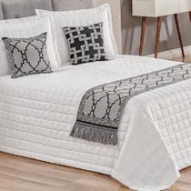 Peseira Queen Jacquard Rústico Corinto 5pç - 60% Algodão 40% Poliéster - Preto Peseira Queen Jacquard Rústico Corinto 5pç - 60% Algodão 40% Poliéster - Preto