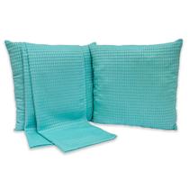 Peseira SOLTEIRO + 1 Capa de Almofadas 40x40cm Piquet