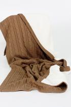 Peseira Tricô Cordas Forrada Pelo Sherpa Carlan