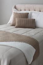 Peseira Tricô Cordas Forrada Pelo Sherpa Carlan