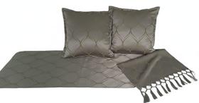 Peseira Verde 2 capas almofadas Jacquard 40x40 Peseira Verde 2 capas almofadas Jacquard 40x40