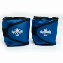 Pesinho Peso 3kg de Perna Caneleira Para Fortalecimento Perna Reabilitação Yoga Flexora Abdutora Extensora Treino Panturrilha