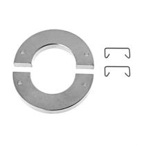 Peso da roda metálica OP Ferro de contrapeso para WPL B14 B16 B24 C14 C24 B36 Partes - Prata