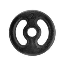 Peso de Musculação Ferro Fundido Pintado 2kg Preto para Academia Anilhas Fitness Peso de Musculação Ferro Fundido Pintado 2kg Preto para Academia Anilhas Fitness