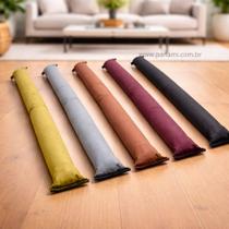 Peso de Porta Cobra Tam. 80cm Cor PRETO Impermeável NAPA Cobrinha de porta Impermeável PANAMI