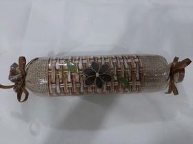 Peso de porta plastificado de juta