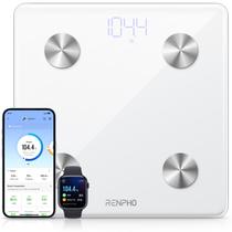 Peso do banheiro digital RENPHO Smart Scale com IMC branco 180 kg Peso do banheiro digital RENPHO Smart Scale com IMC branco 180 kg
