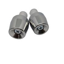 Peso do guidão para pcx e universal cromado com bucha autofix - par Peso do guidão para pcx e universal cromado com bucha autofix - par