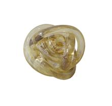 Peso Papel Decorativo Murano Âmbar Design Abstrato Formosa