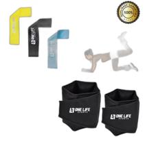 Peso Para Perna Tornozeleira Profissional Par 5Kg + Kit Mini