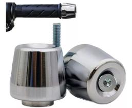 Peso Pezinho De Guidao De Moto Pcx 150 2018 2020 Cromado Par Peso Pezinho De Guidao De Moto Pcx 150 2018 2020 Cromado Par