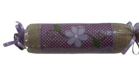 Peso porta flor roxa sala quarto escritório