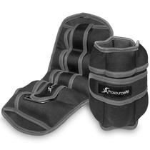 Pesos Ajustáveis para Tornozelo e Pulso ProsourceFit 2x2,3kg Cinza