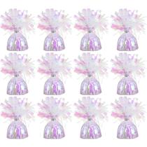 Pesos de balão The Dreidel Company Metallic 14 cm, pacote com 12