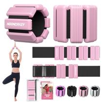 Pesos de pulso e tornozelo: Nooncrazy Pilates para mulheres, 1 kg cada