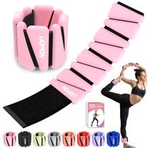 Pesos de pulso e tornozelo UOPON Silicone de 1 kg, conjunto de 2 para mulheres