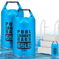 Pesos para Degrau de Piscina TAINAT 30 L à prova dágua em PVC, kit com 2 Pesos para Degrau de Piscina TAINAT 30 L à prova dágua em PVC, kit com 2