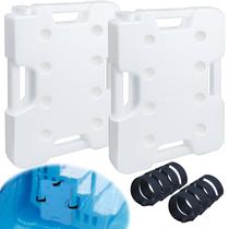 Pesos para escada de piscina Jeyeou, 2 unidades, 23,5 kg com tiras Pesos para escada de piscina Jeyeou, 2 unidades, 23,5 kg com tiras