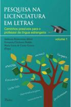 Pesquisa na licenciatura em letras 1 - PONTES EDITORES