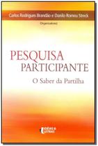 Pesquisa Participante - EDITORA IDEIAS E LETRAS