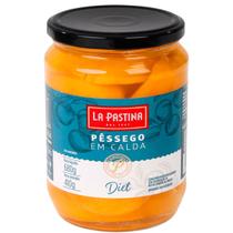 Pêssego Em Calda Diet Grego La Pastina 410g Pêssego Em Calda Diet Grego La Pastina 410g