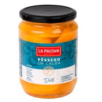 Pessego em Calda Diet LA PASTINA Grego 410g Pessego em Calda Diet LA PASTINA Grego 410g