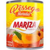 Pêssego Metades em Calda Mariza Foods 450g