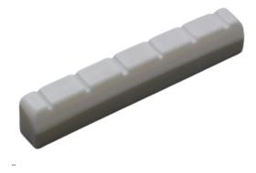 Pestana Em Osso De Bufalo Claro Para Violão Nylon Royal 52mm