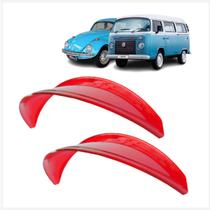 Pestana Farol Fusca 1973 a 1986 Kombi 1976 a 2014 Par Vermelho - Shekparts