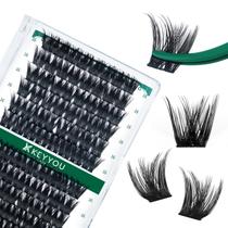 Pestanas em tufos KEYYOU Y10 D Curl 16 mm 96 un.