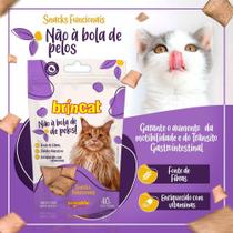 Pestisco Para Gatos, Snack FUNCIONAIS 40g Brincat - A Anti Bola de Pelo e Gato Castrado - Brincalhão