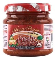 Pesto De Tomate Seco Com Castanha De Baru - 130G Sem Glúten