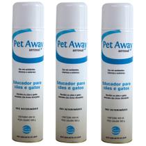 Pet Away Aerossol Ceva Educador p/ Cães e Gatos 400ml - 3 un