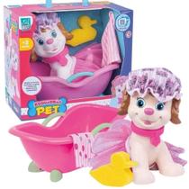 Pet Banho Cachorro Patrulha Esquadrão Canina Cachorro Rosa
