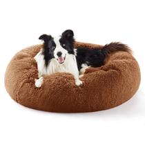 Pet Bed Bedsure Donut, grande, 91 cm, pele sintética fofa Pet Bed Bedsure Donut, grande, 91 cm, pele sintética fofa