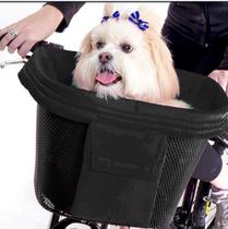 Pet Bike Cesta Grande Para O Passeio Seguro De Seu Cãozinho Na Bicicleta Medindo 39 X 30 X 29 cm