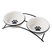 Pet Bowls KitchenleStar Ceramic Elevated Cat Food 350 ml