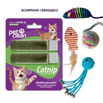 Pet Clean Catnip Erva para Gatos Acompanha Brinquedo Atrativo para Gatos