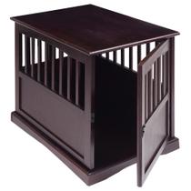 Pet Crate Casual Home Wooden Medium End Table Espresso Pet Crate Casual Home Wooden Medium End Table Espresso